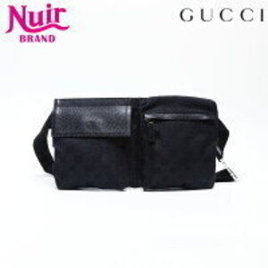 Gucci GG Canvas Waist Bag Black